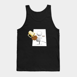 Spilled Coffee on Drawing [Architecture] Tank Top